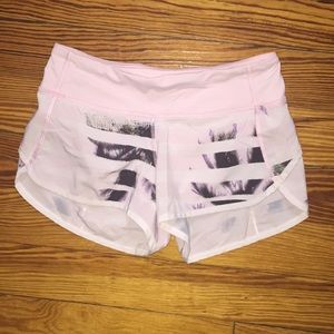 Lululemon speed shorts -perfect condition!